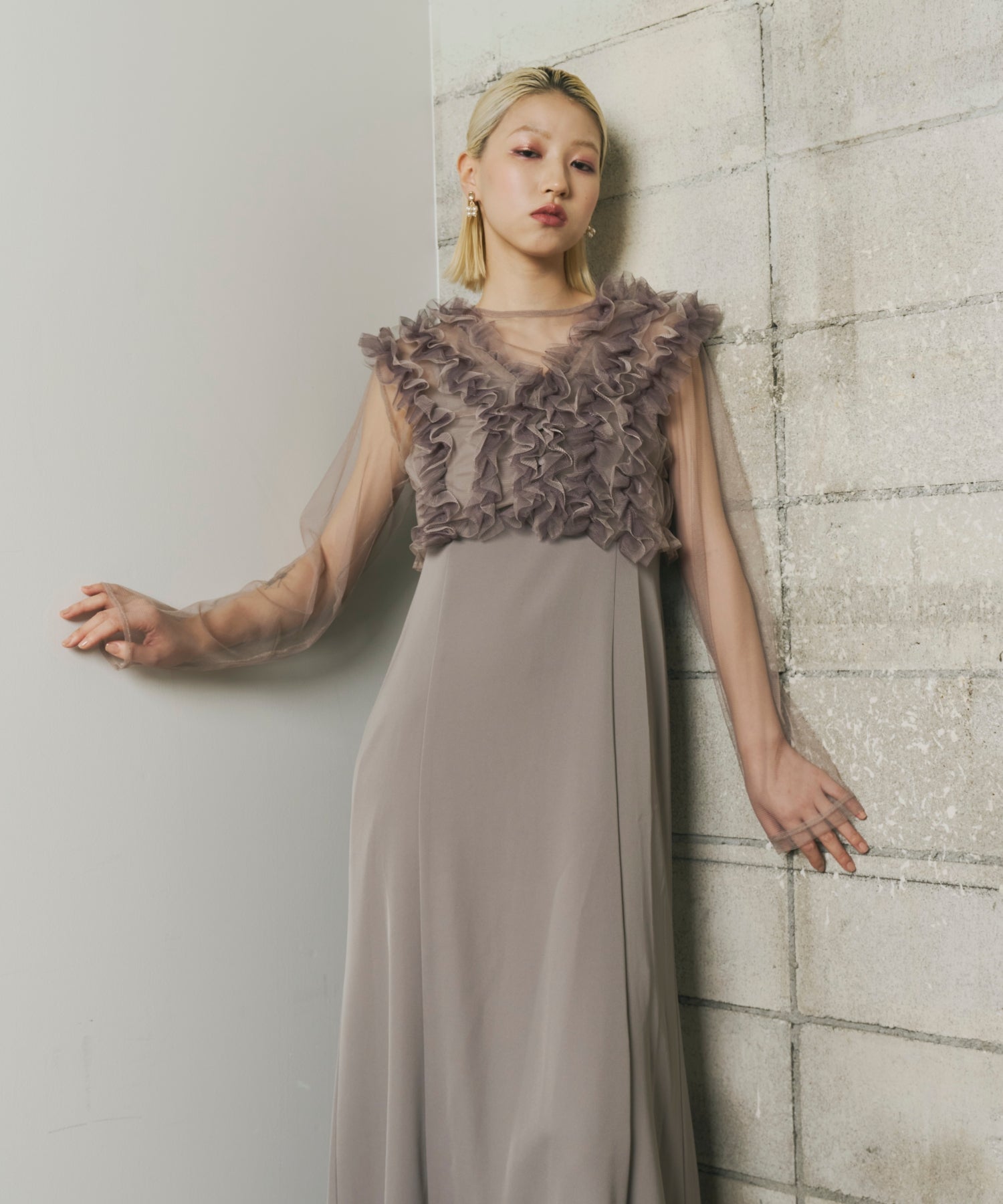 Many way frill dress – ALTIERA