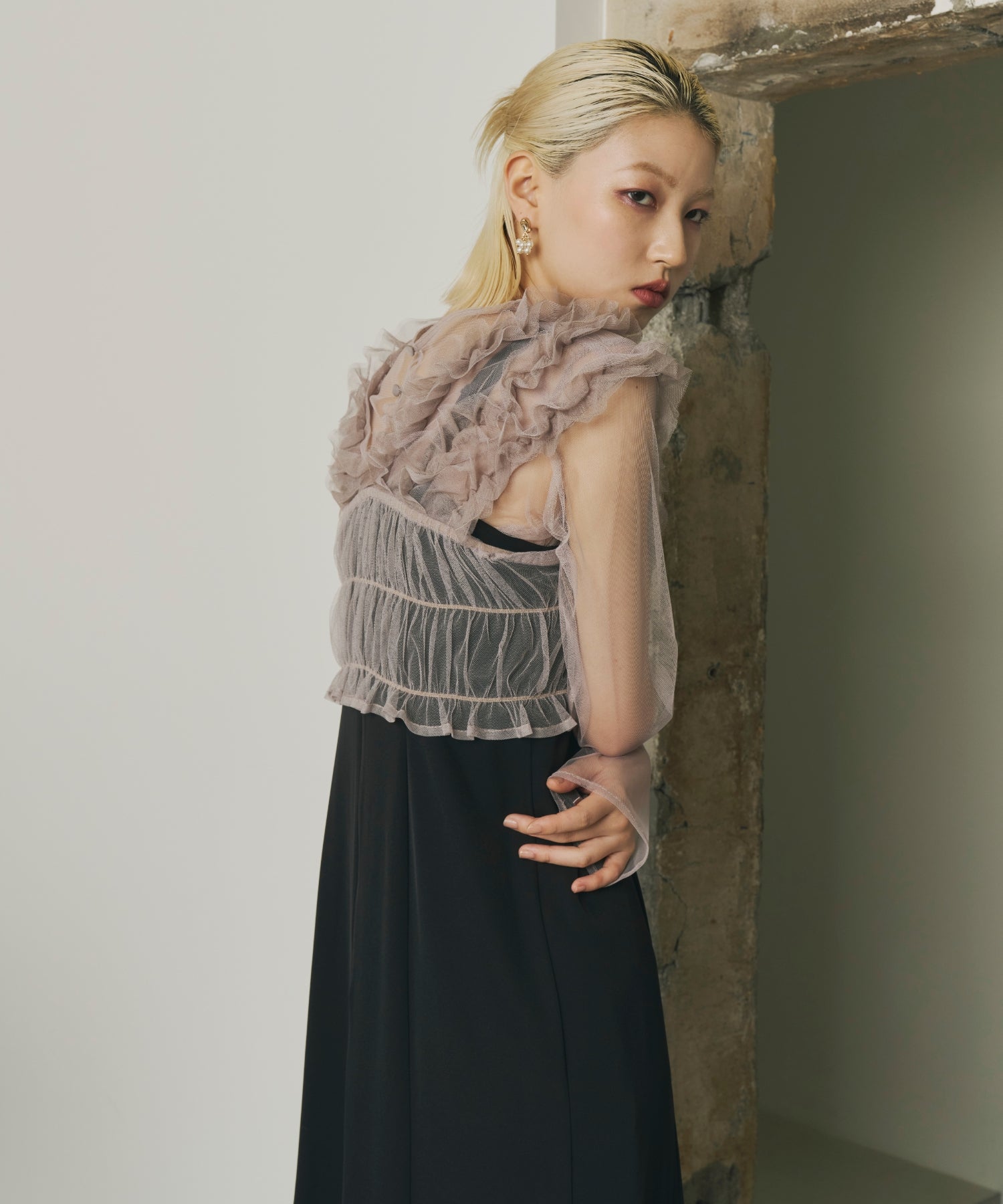 極美品　Many way frill dress et.UNiVER Many way frill dress（ドレス）｜et.UNiVER（エトユニベール